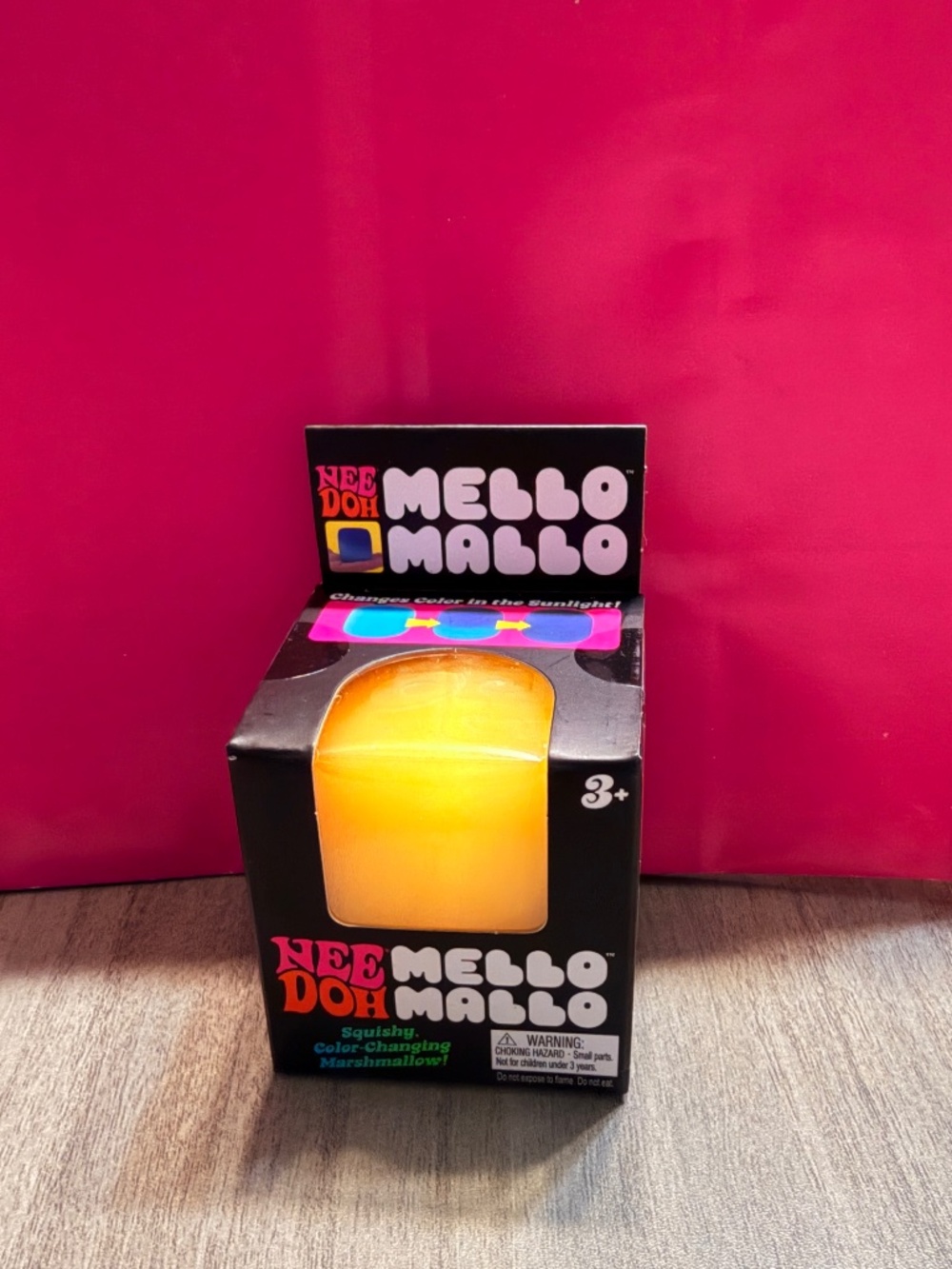 Authentic Needoh Mello Mallo-Yellow Squishy